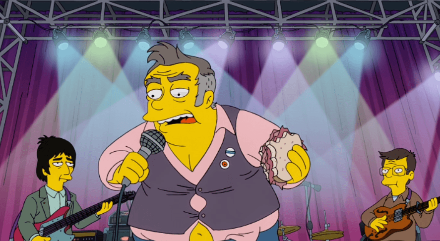 Morrisey apareció en el episodio 'Pánico en las Calles de Springfield'