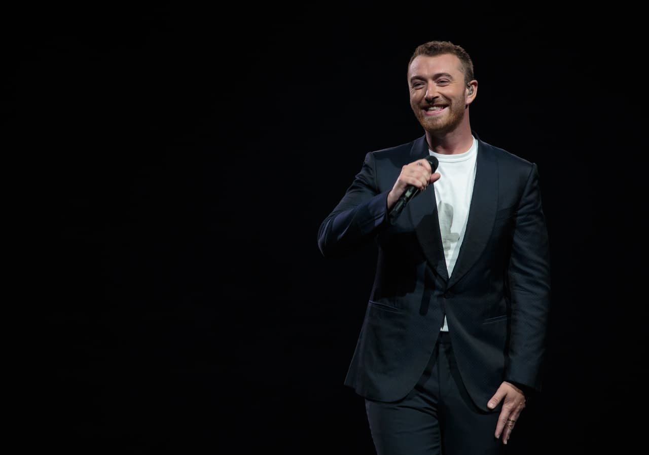 KANSAS CITY, MO - AUGUST 18: Singer Sam Smith performs at Sprint Center on August 18, 2018 in Kansas City, Missouri. (Photo by Jason Squires/Getty Images)
