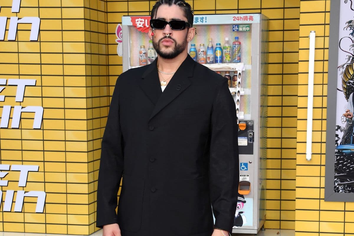 Bad Bunny en la premiere de 'Bullet Train', 2022