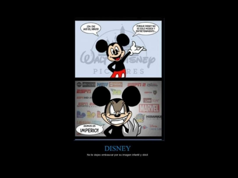Disney es dueño de prácticamente todo lo visible en la industria del entretenimiento.