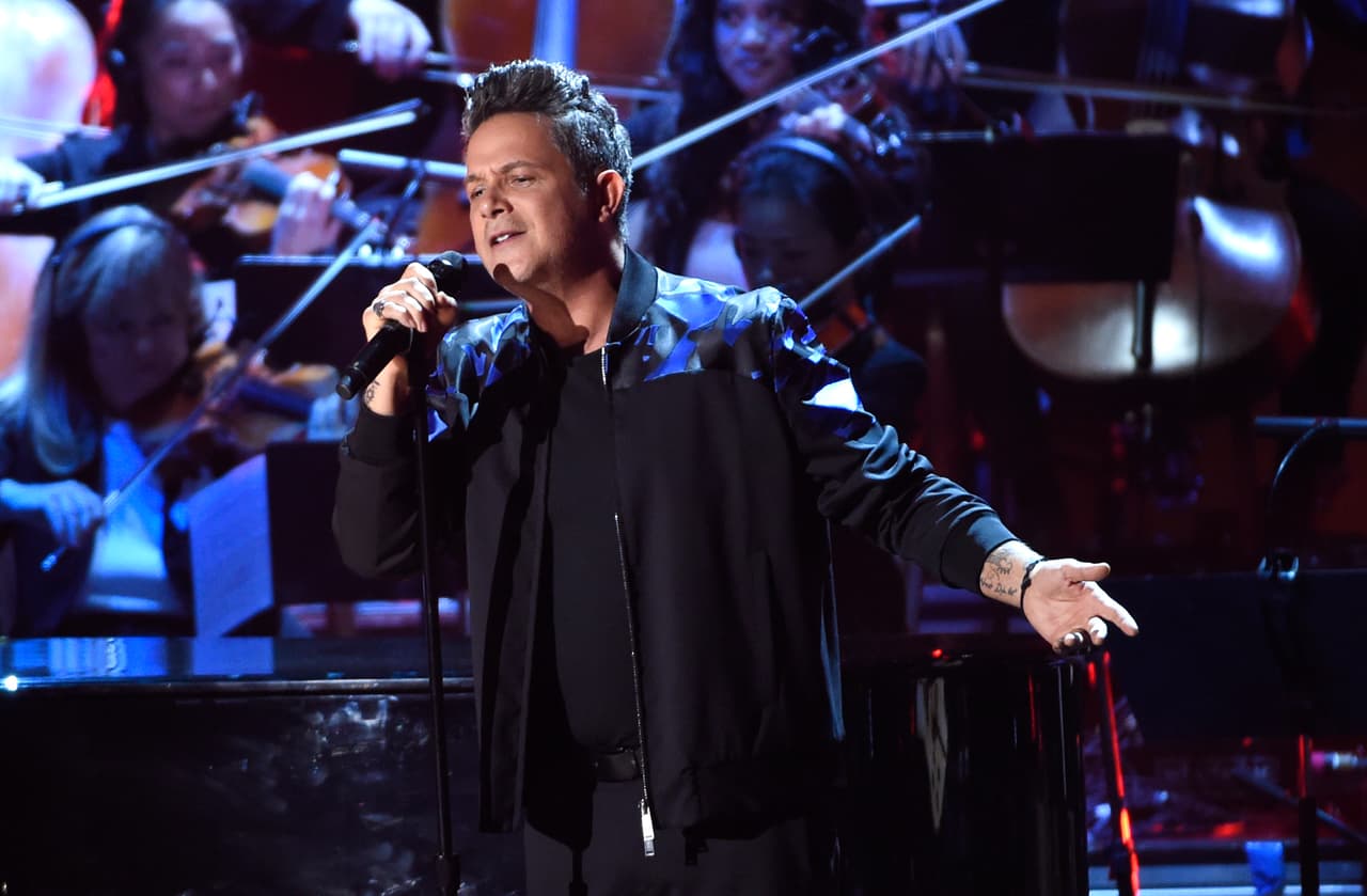 Person of the year honoree Alejandro Sanz performs at the 18th annual Latin Grammy Awards at the MGM Grand Garden Arena on Thursday, Nov. 16, 2017, in Las Vegas. (Photo by Chris Pizzello/Invision/AP)