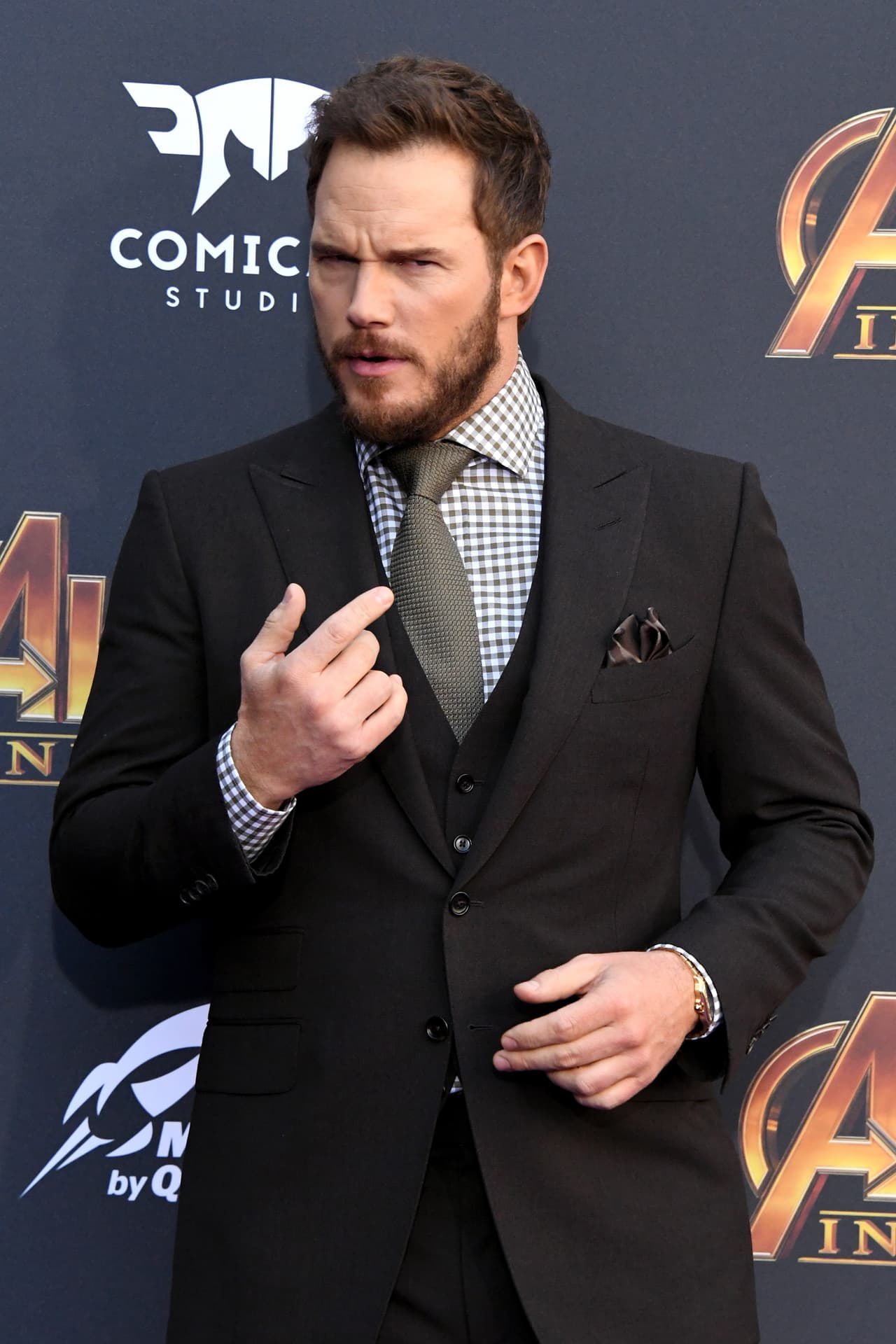 LOS ANGELES, CA - APRIL 23: Chris Pratt attends the premiere of Disney and Marvel's 'Avengers: Infinity War' on April 23, 2018 in Los Angeles, California. (Photo by Jon Kopaloff/FilmMagic)