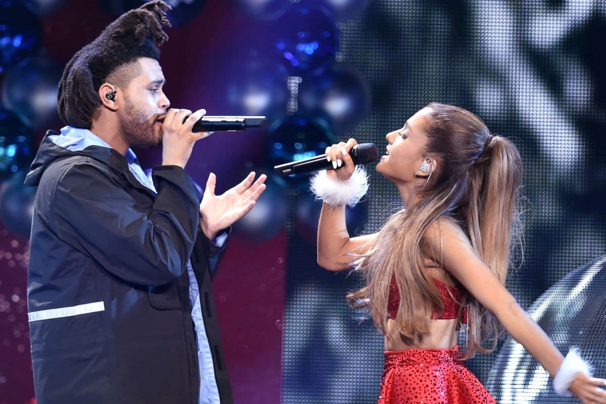 The Weeknd y Ariana Grande en concierto, 2014