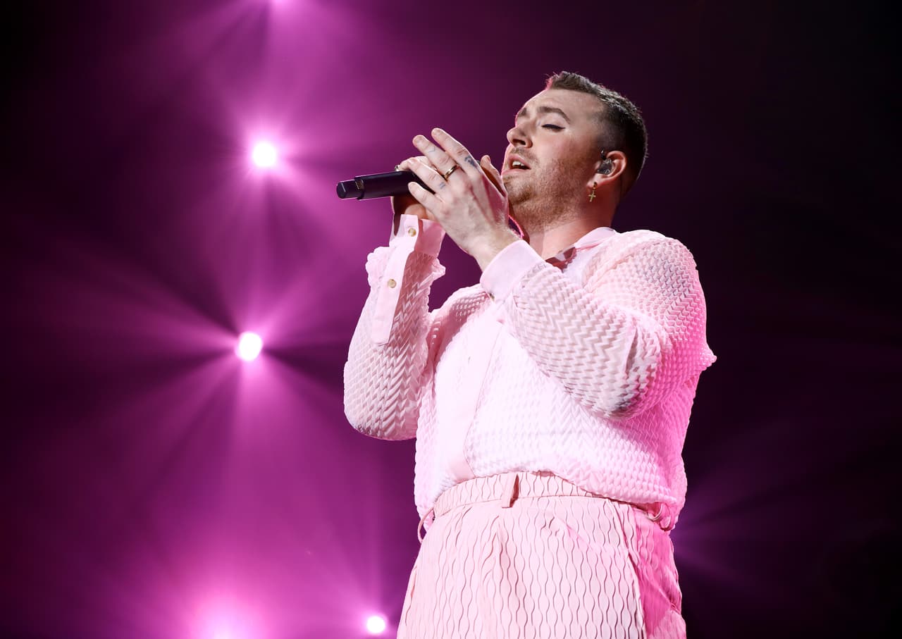INGLEWOOD, CALIFORNIA - DECEMBER 06: (EDITORIAL USE ONLY. NO COMMERCIAL USE.) Sam Smith performs onstage during 102.7 KIIS FM's Jingle Ball 2019 Presented by Capital One at the Forum on December 6, 2019 in Los Angeles, California. (Photo by Rich Fury/Getty Images for iHeartMedia)