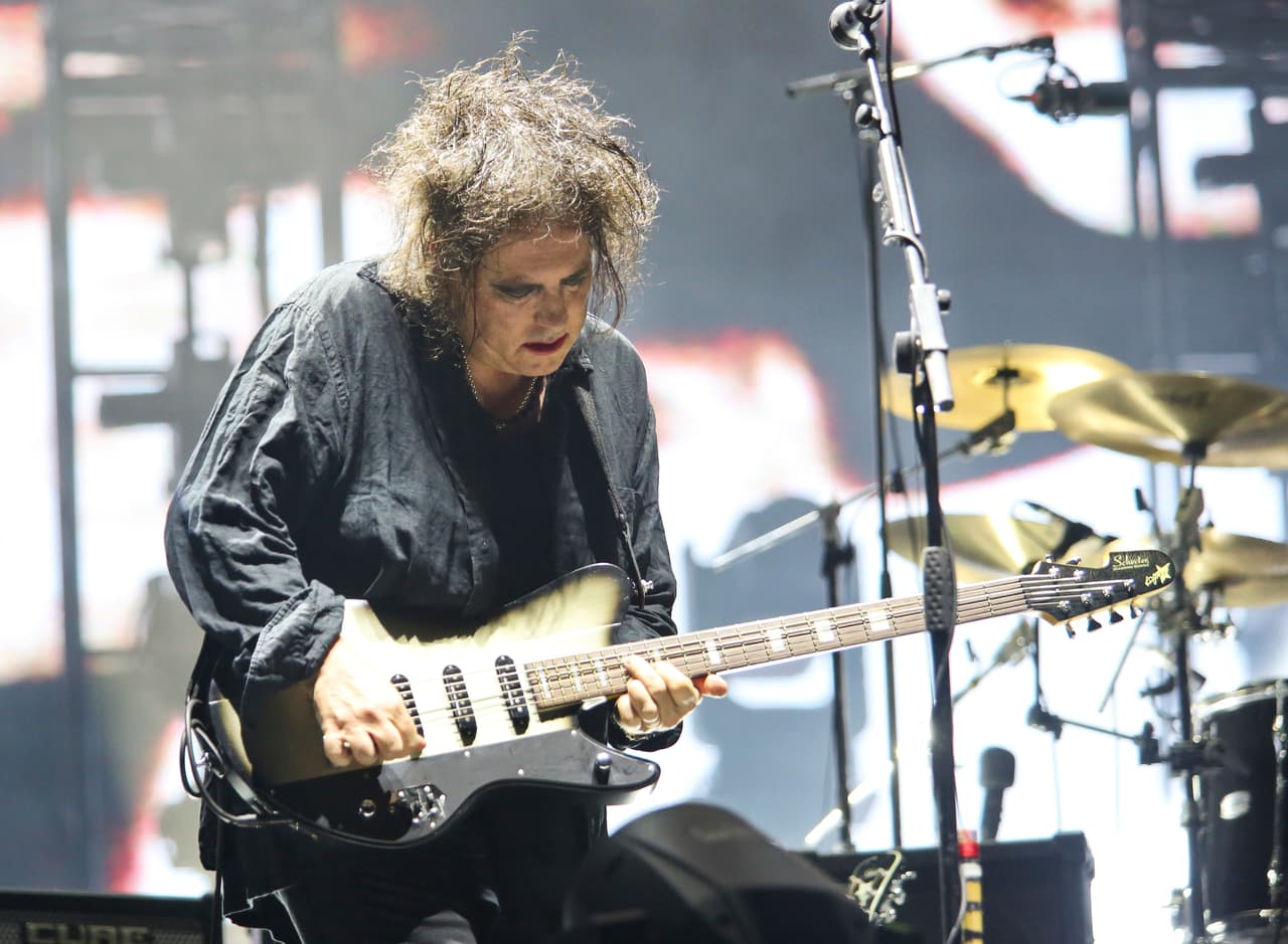 The Cure's Robert Smith performs during the first weekend of the Austin City Limits Music Festival in Zilker Park on Saturday, Oct. 5, 2019, in Austin, Texas. (Photo by Jack Plunkett/Invision/AP)