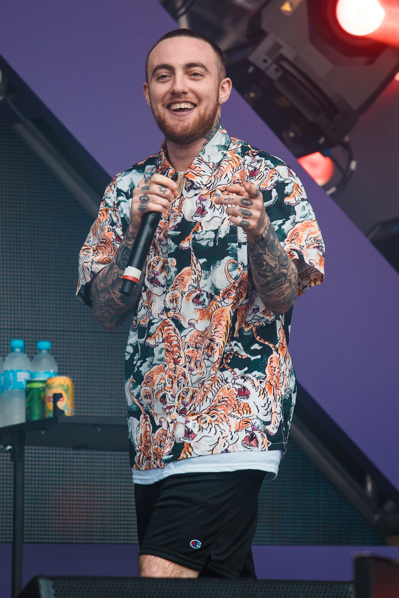 SAO PAULO, BRAZIL - MARCH 24: The DJ Mac Miller performs live on stage during the second day of Lollapalooza Brazil Festival at Interlagos Racetrack on March 24, 2018 in Sao Paulo, Brazil. (Photo by Mauricio Santana/Getty Images)