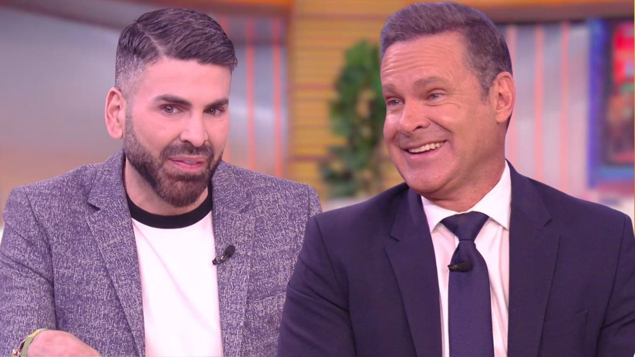 Jomari Goyso pone nervioso a Alan Tacher al preguntarle si juntaría a su esposa y ex en un viaje