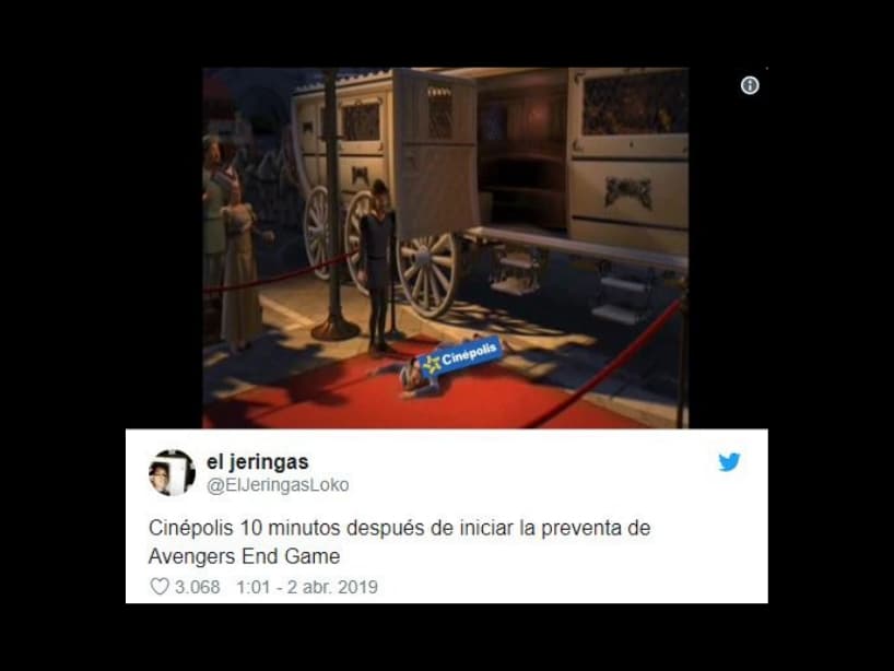 Los fans de Marvel se desvelaron para comprar boletos, pero lo sitios de las compañias de cine se cayeron.