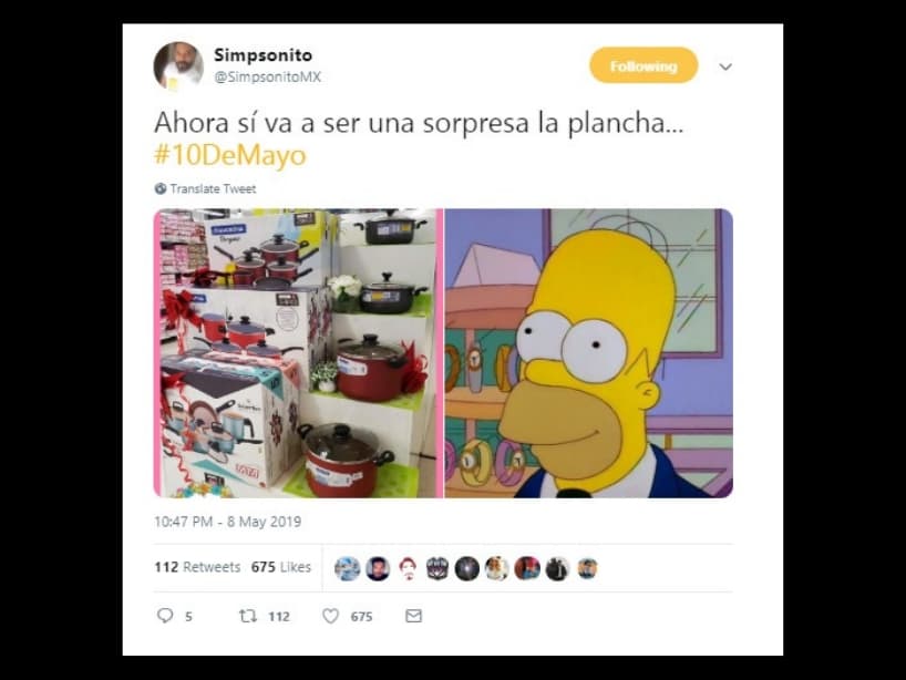 ¿Aplica regarlarle cosas para la casa y cocina? En este meme, Homero Simpson parece que está de acuerdo.