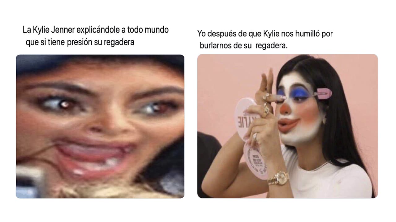 Kylie Jenner defendió su regadera gigante de las burlas y el Internet respondió con memes