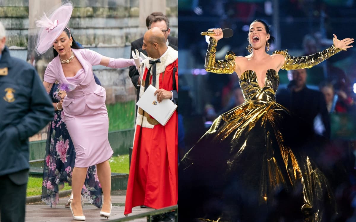 Katy Perry robó la atención durante los eventos de coronación del rey Carlos III y la reina consorte Camila