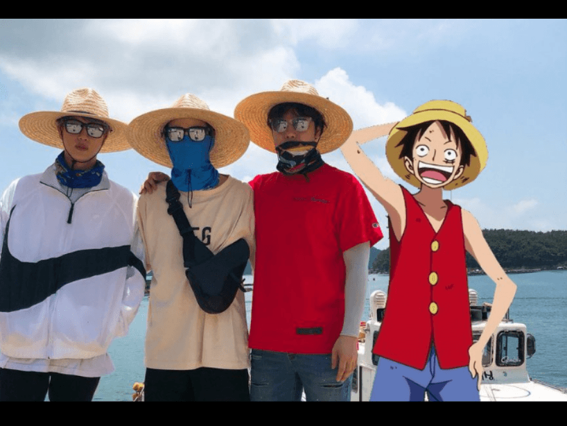 El fandom incluyó a Monkey D. Luffy del animé, One Piece, en la fotografía.
