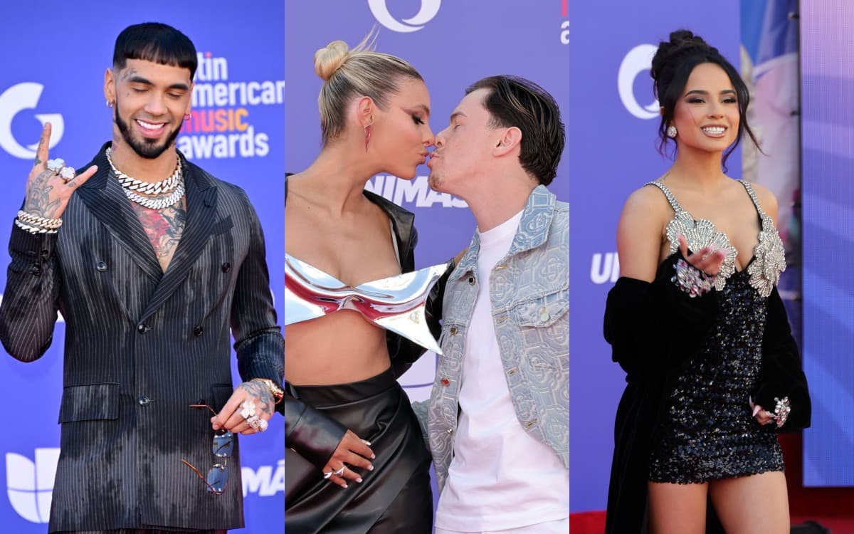 Anuel AA, Lele Pons, Guaynaa y Becky G fueron algunas de las celebridades que brillaron en la alfombra roja
