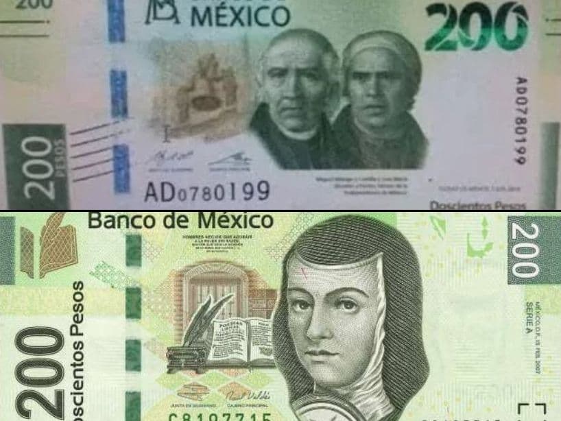 El Banco de México (Banxico) anunció que el próximo 2 de septiembre entrará en circulación el nuevo billete de 200 pesos.