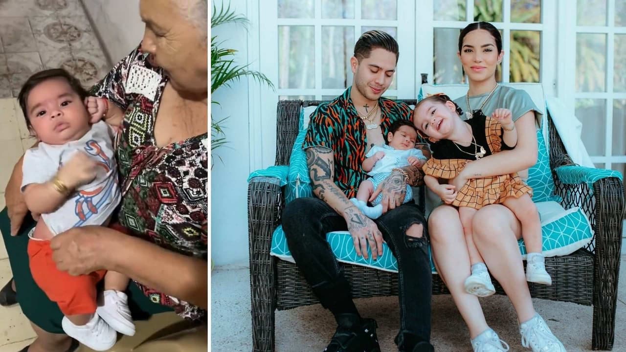 Juanito, hijo de JD Pantoja, viaja por primera vez en avión y es para conocer a su bisabuelita