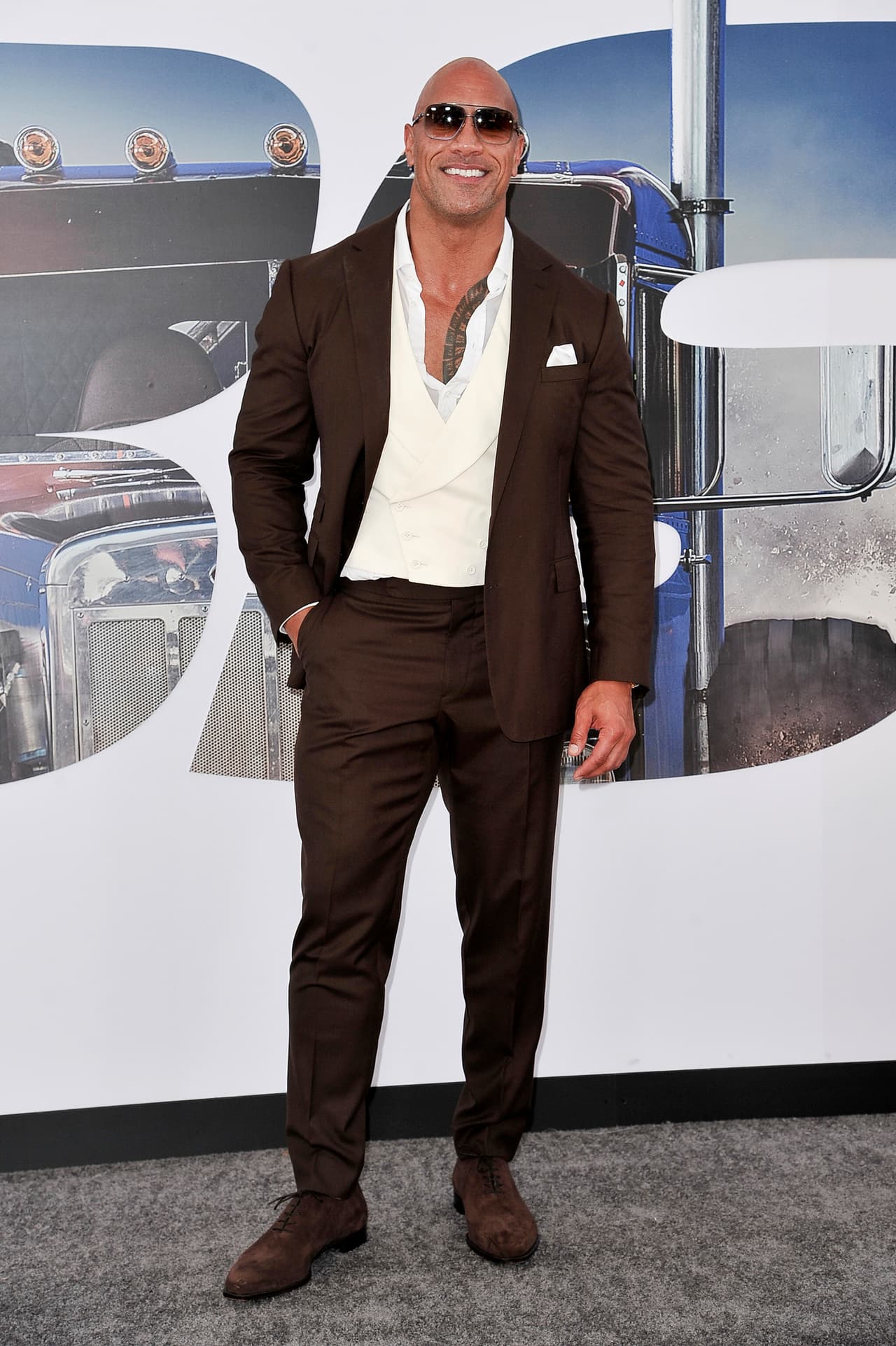 Dwayne Johnson attends the LA premiere of "Fast & Furious Presents: Hobbs & Shaw" at the Dolby Theatre on Saturday, July 13, 2019, in Los Angeles. (Photo by Richard Shotwell/Invision/AP)