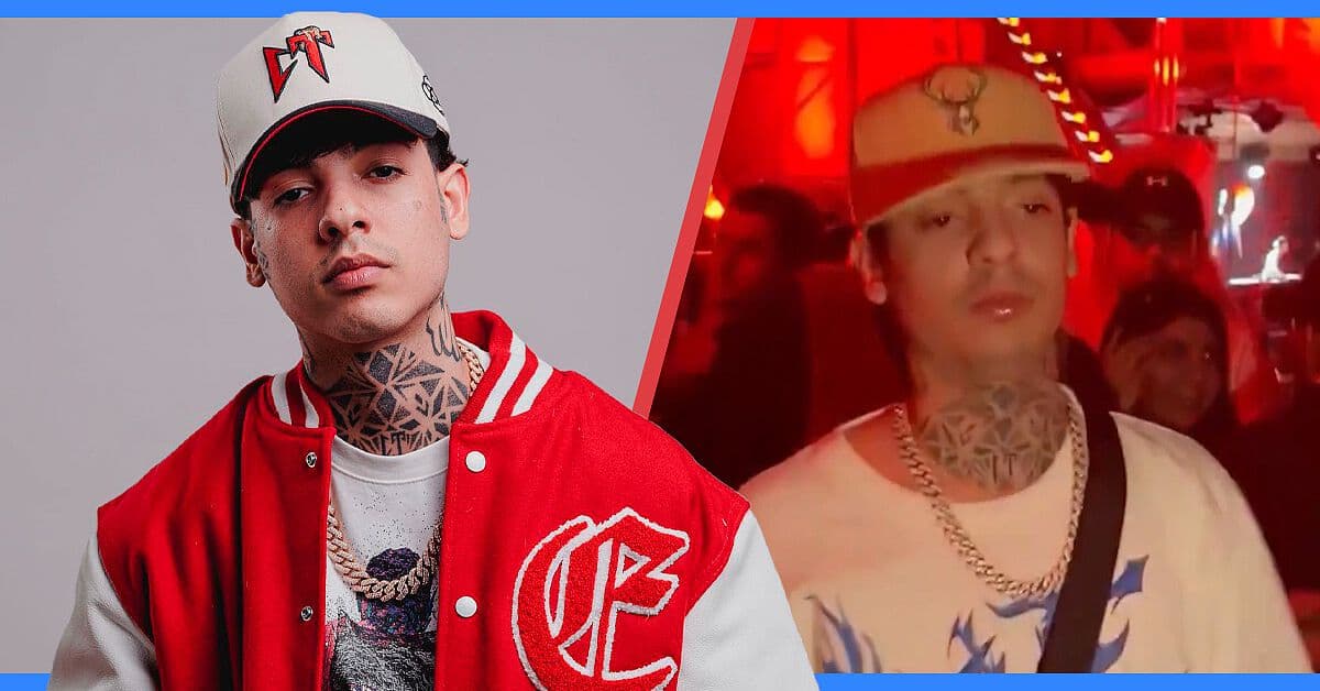 ¡Como Bad Bunny! Natanael Cano agarra celular de fan y lo avienta