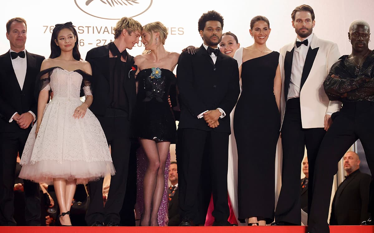 El elenco de "The Idol" acudió al estreno de la serie en el Festival de Cannes en Francia