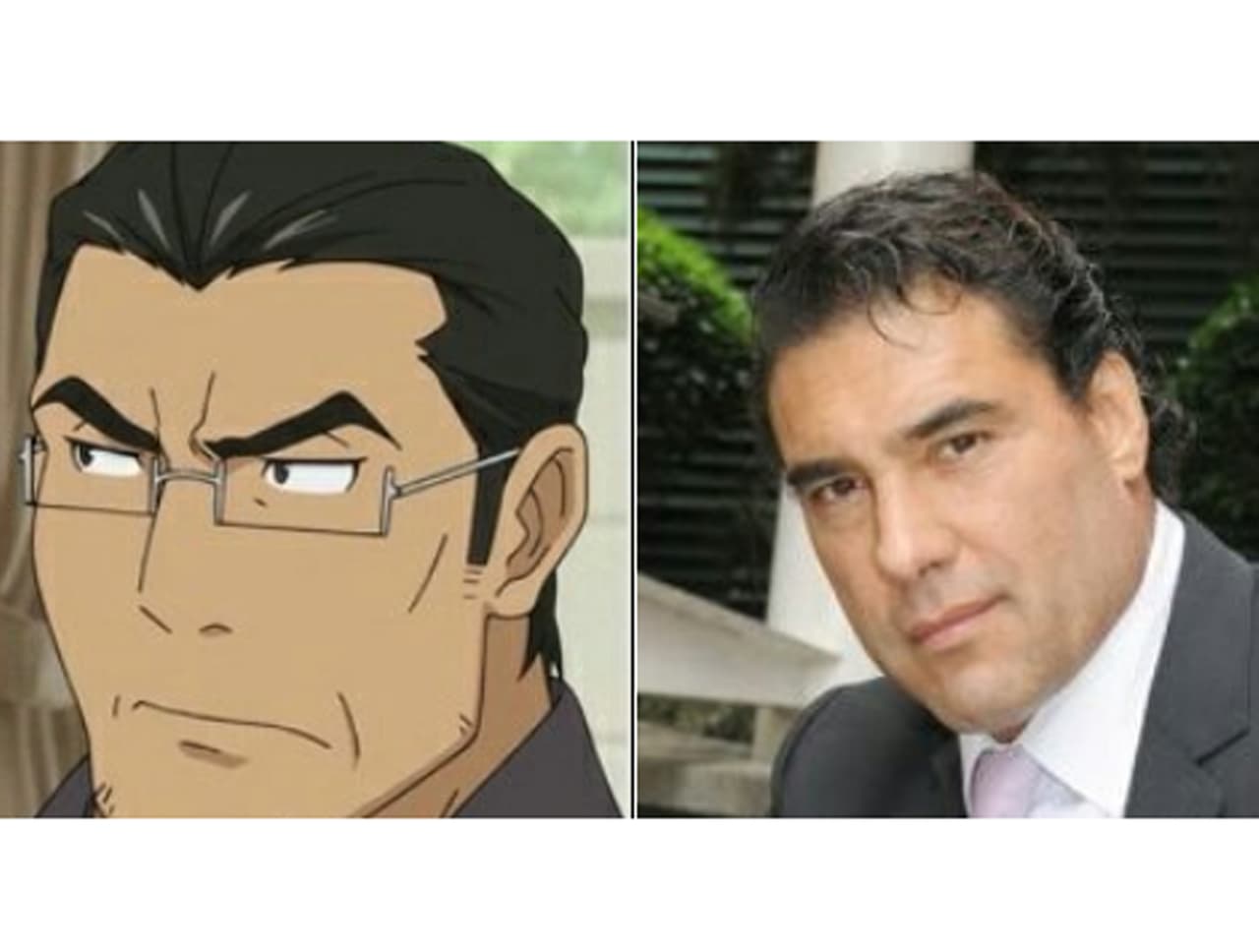 En un universo alterno, en el que las novelas son animes, Eduardo Yáñez se ve como Daisuke Kōsaka.