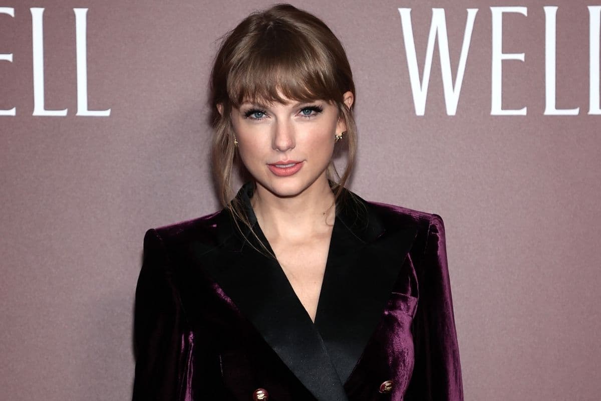 Taylor Swift en el estreno de su cortometraje para "All Too Well", Nueva York, 2021