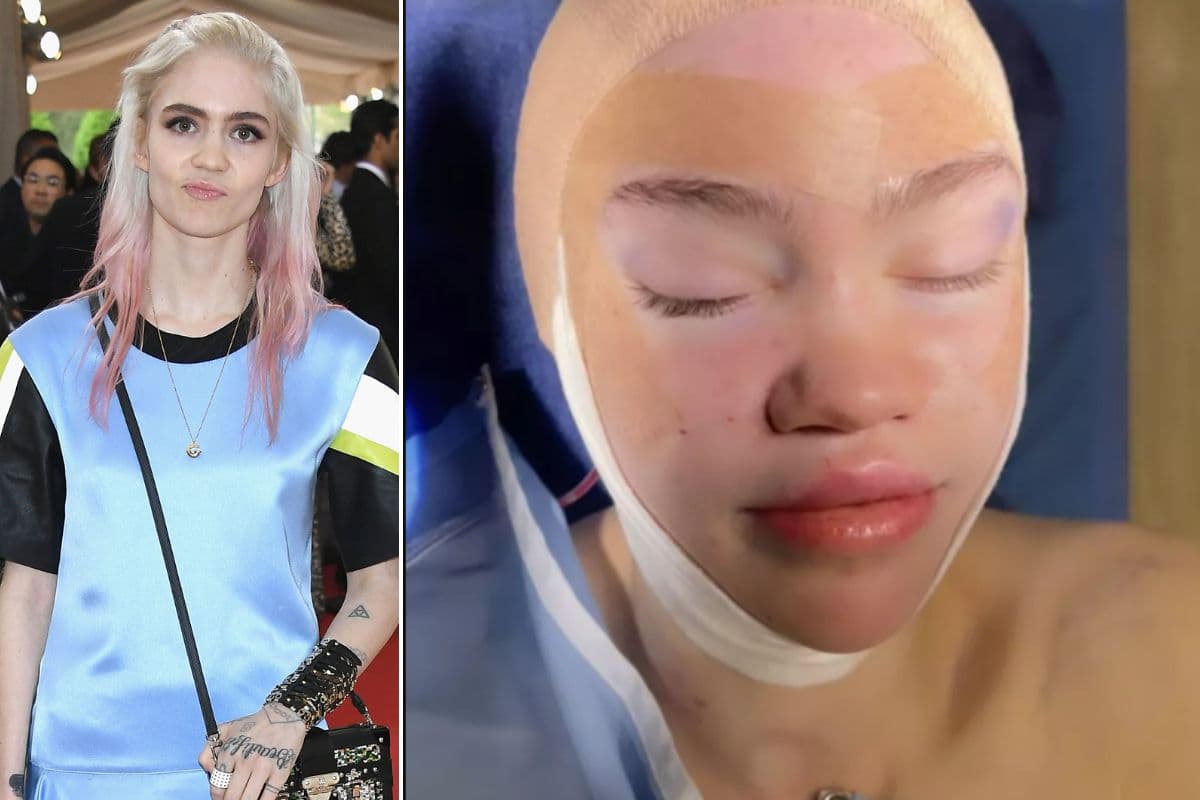 Grimes en el MET Gala, 2016