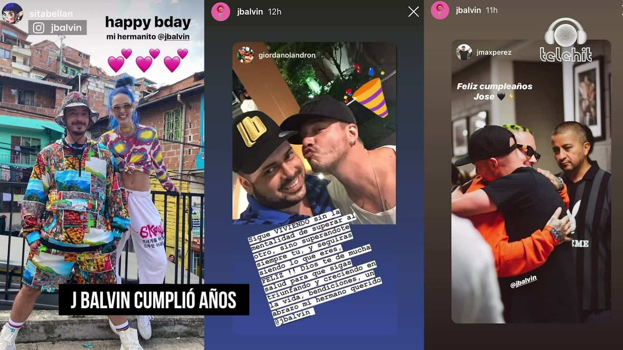 J Balvin cumplió años y lo celebró con una fiesta llena de colores y cubrebocas