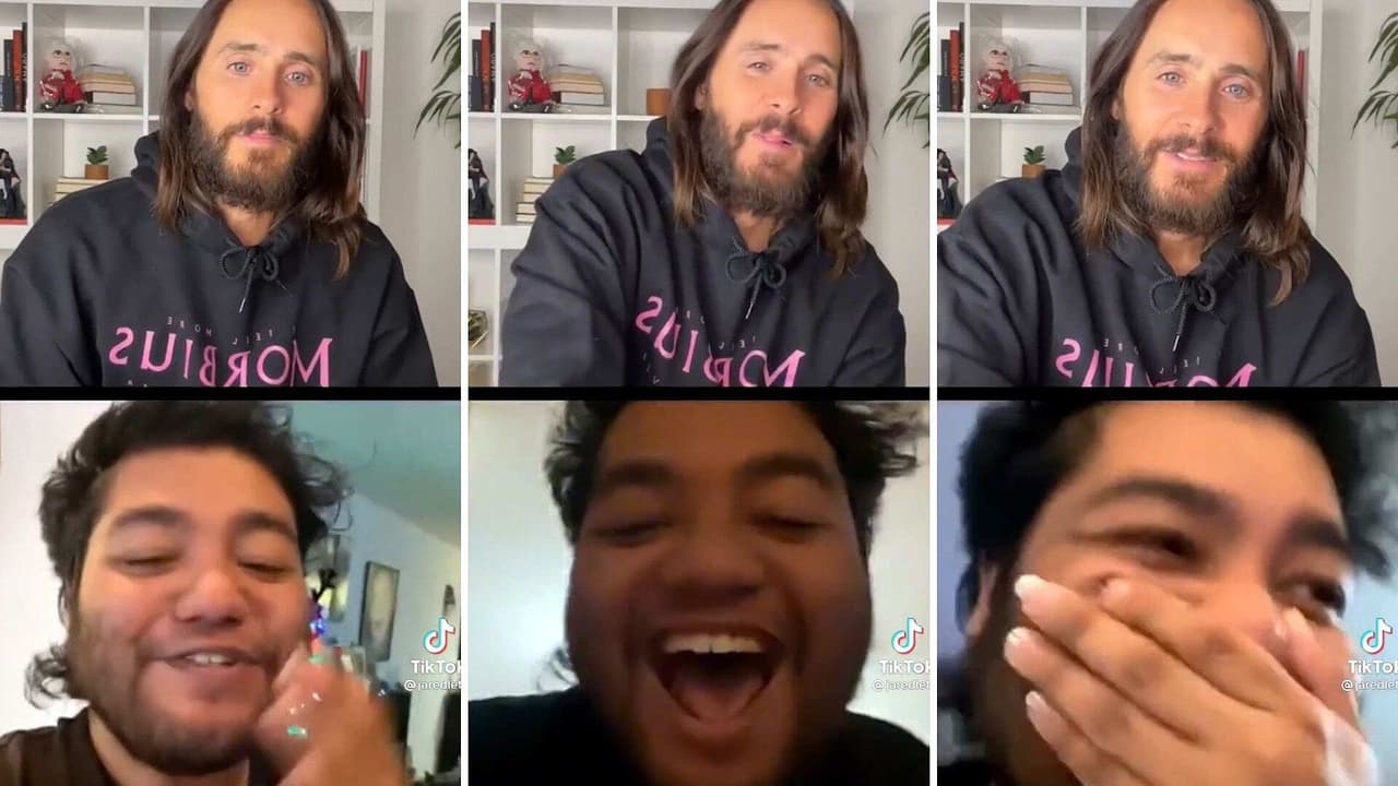 Jared Leto: Fan mexicano reacciona a videollamada del famoso