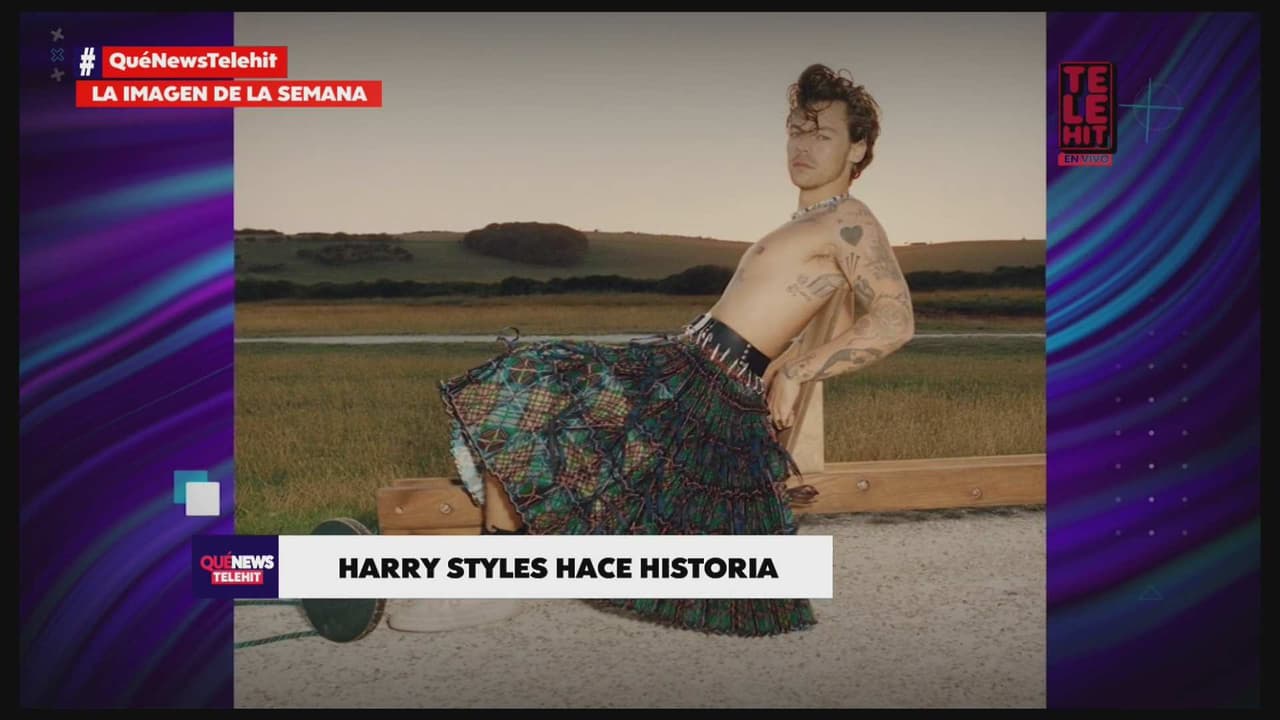 Harry Styles posa con vestidos y faldas, demostrando que está seguro de sí mismo