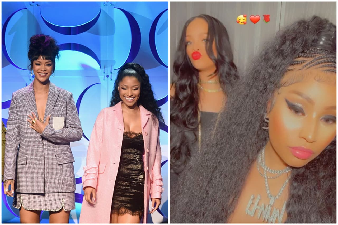 Nicki Minaj y Rihanna subieron una foto juntas y las redes enloquecieron