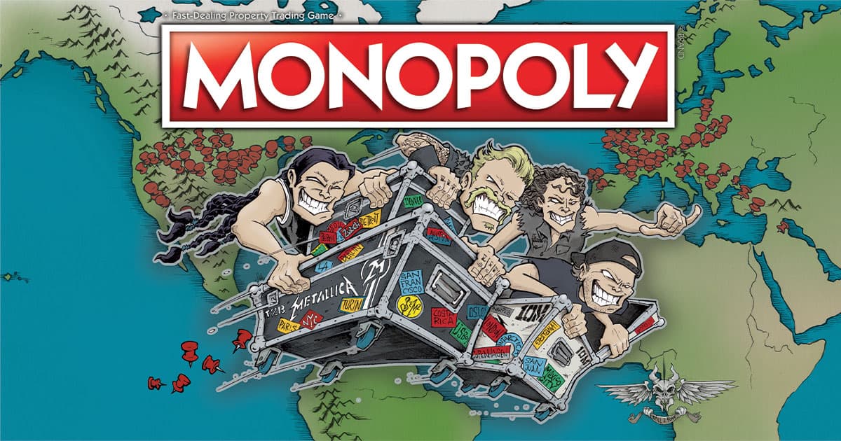 Metallica lanza una segunda edición de Monopoly