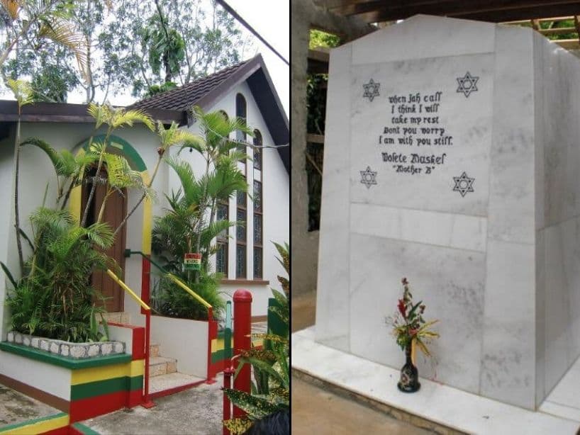 Los restos de Bob Marley están en Saint Ann, Jaimaca. Es difícil acceder a la tumba, así que se ofrece un tour en el que puedes encender un churro, así como al buen icono del reggae le hubiera gustado.