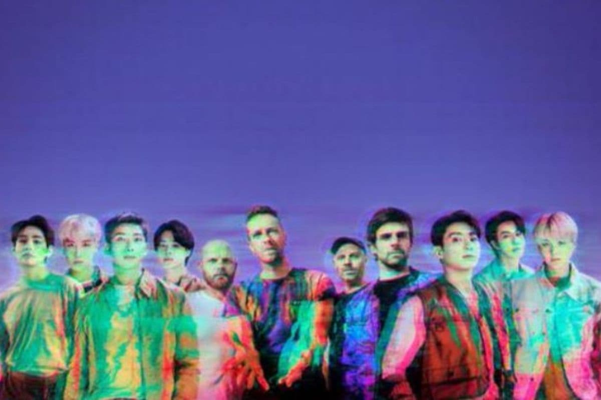 Foto promocional de "My Universe" de BTSxColdplay