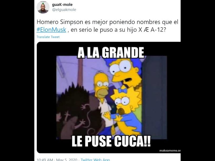 Al menos es un nombre original, mismo que posiblemente pueda comenzar a verse más seguido alrededor del mundo.
<br>