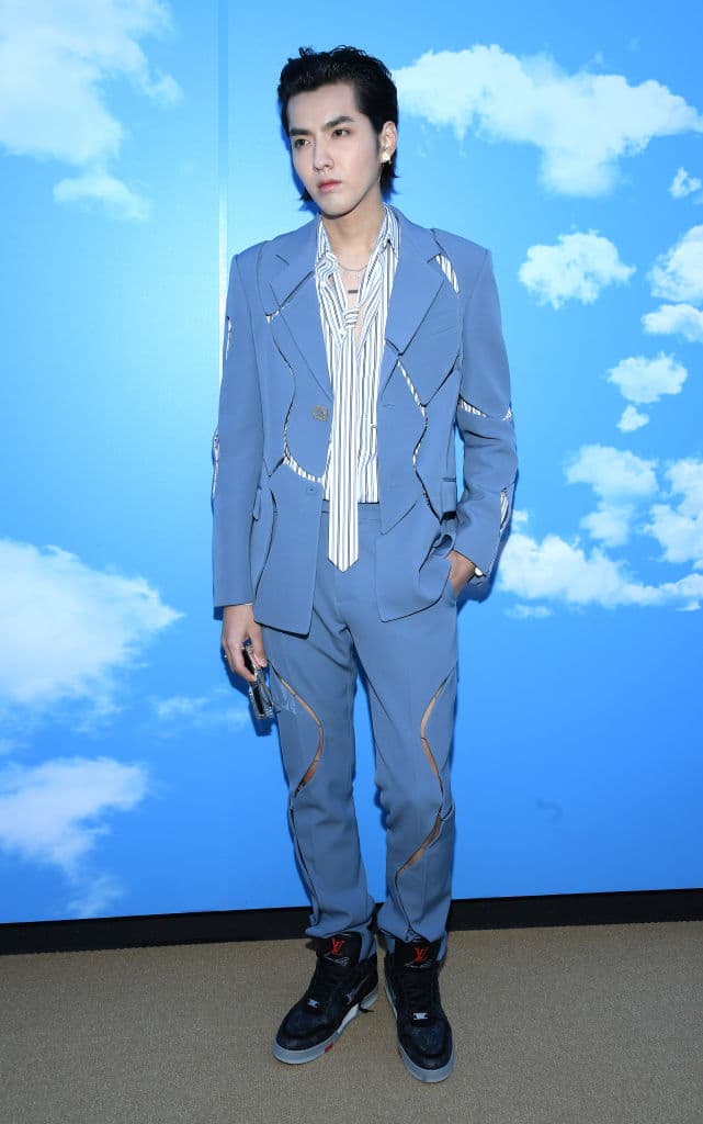 Kris Wu en el desfile Louis Vuitton Menswear Fall/Winter 2020-2021