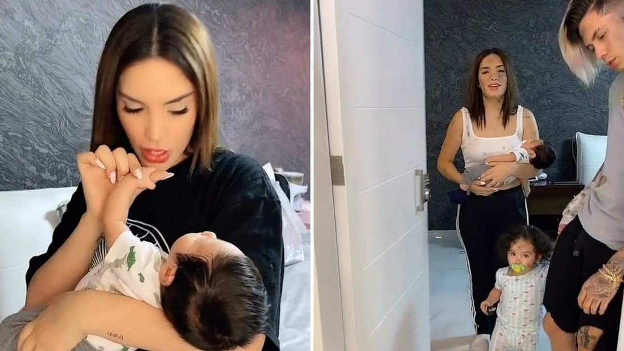 Juanito, hijo de Kimberly Loaiza, debuta en TikTok con sus primeros videos en los brazos de su mamá