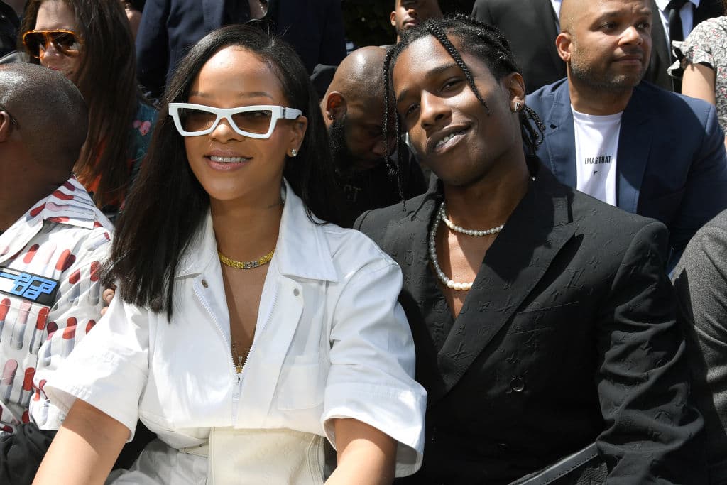 Rihanna y ASAP Rocky en 2019