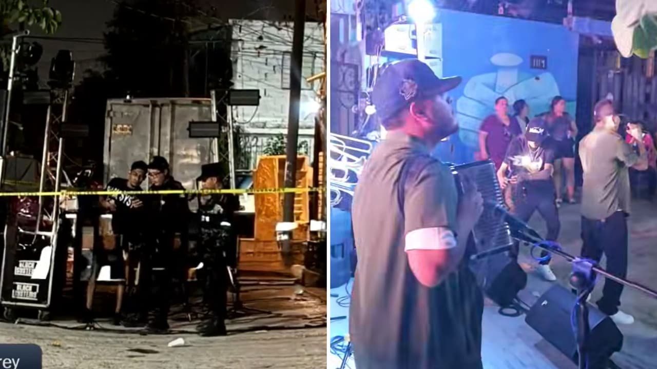 Quitan la vida al artista ‘El Black’ en plena presentación: recibió dos disparos