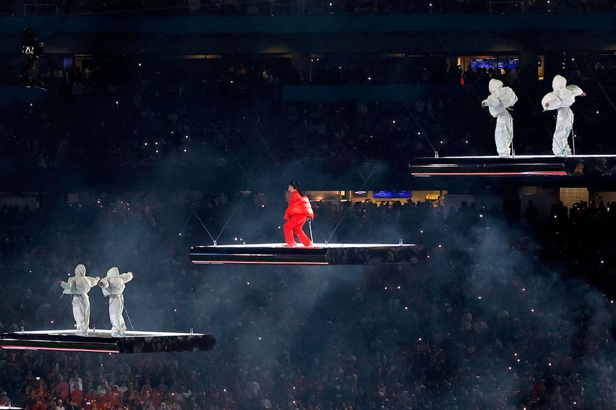 Espectáculo de Rihanna en el medio tiempo del Super Bowl 2023