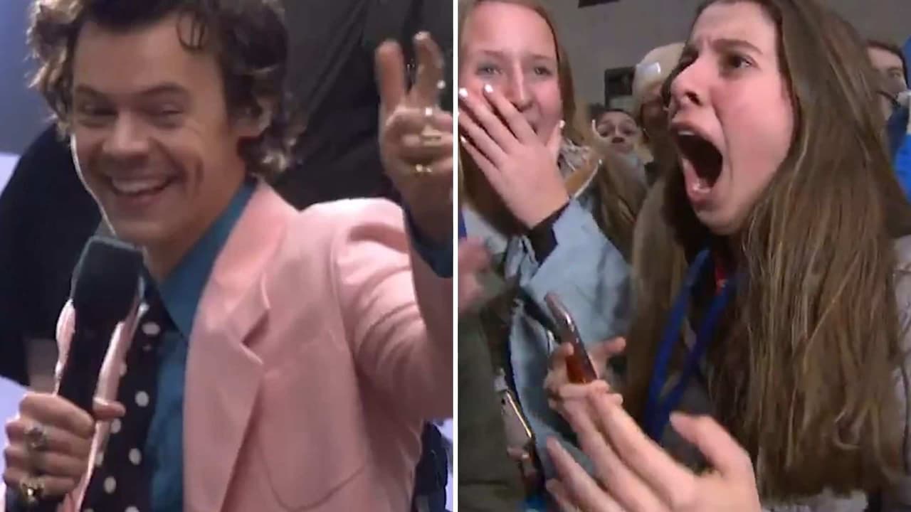 Esta fan se cayó de la emoción cuando Harry Styles le regaló boletos para verlo