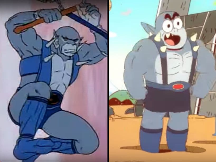 Panthro, originalmente, está inspirado en la pantera y en esta nueva versión, misma que muchos fans pidieron que se cancelara, lo convirtió en un personaje mucho menos rudo.