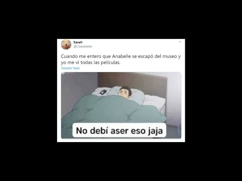 Al final del día, esta es una lección para todos los que nos encanta asustarnos en las películas.