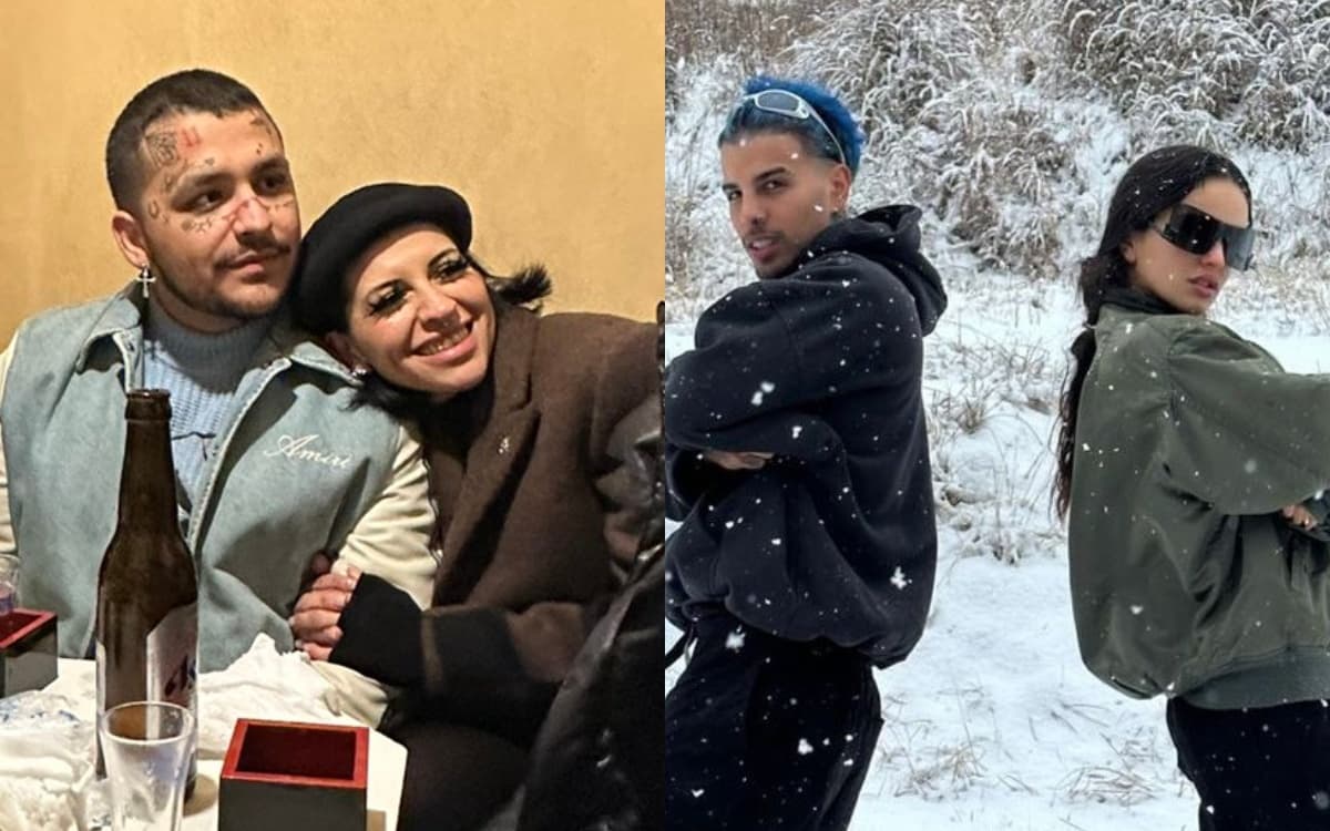 Cazzu y Christian Nodal pasaron Año Nuevo con Rosalía y Rauw Alejandro