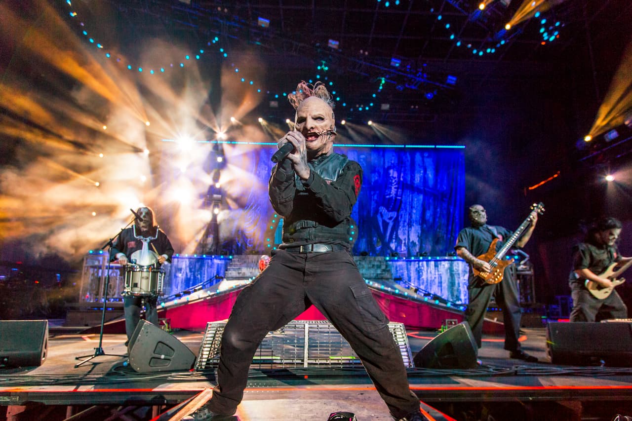 Slipknot durante el festival Knotfest 2015