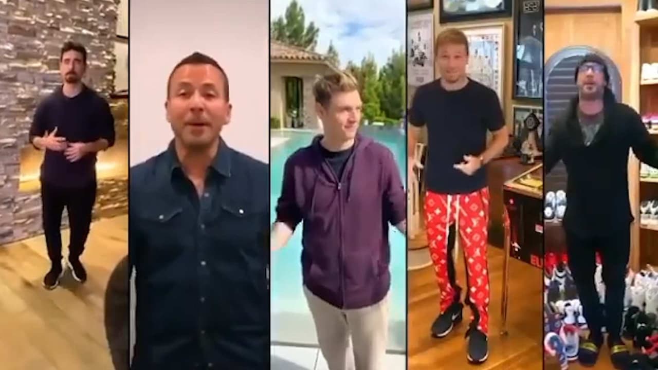 Los Backstreet Boys se reúnen virtualmente para cantarte ‘I Want It That Way’