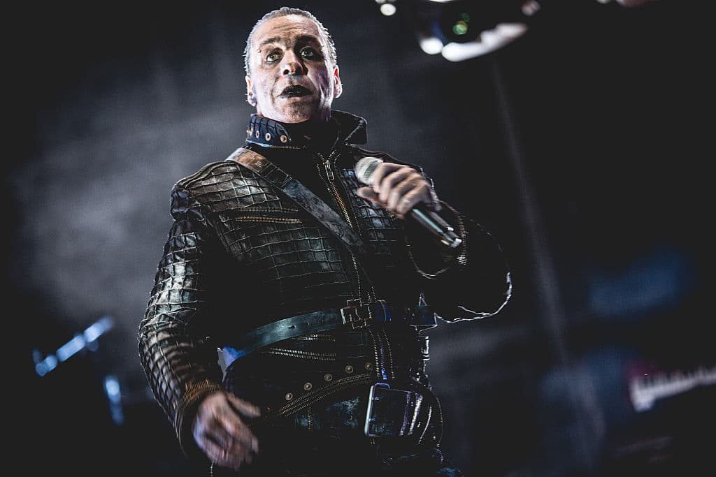 The singer Till Lindemann in concert with the Rammstein at the heavy metal music festival Gods Of Metal staged at the Autodromo Nazionale Monza. Monza, Italy. 2nd June 2016 (Photo by Francesco Castaldo/Archivio Francesco Castaldo/Mondadori via Getty Images)