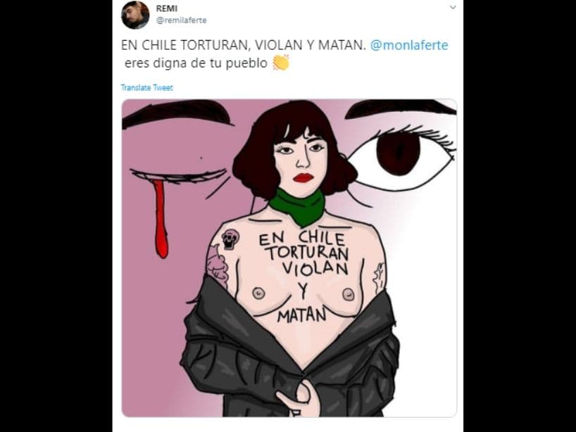 Algunos contienen simbología extra como "lágrimas de sangre", que han servido para contextulizar la crudeza de la situación.