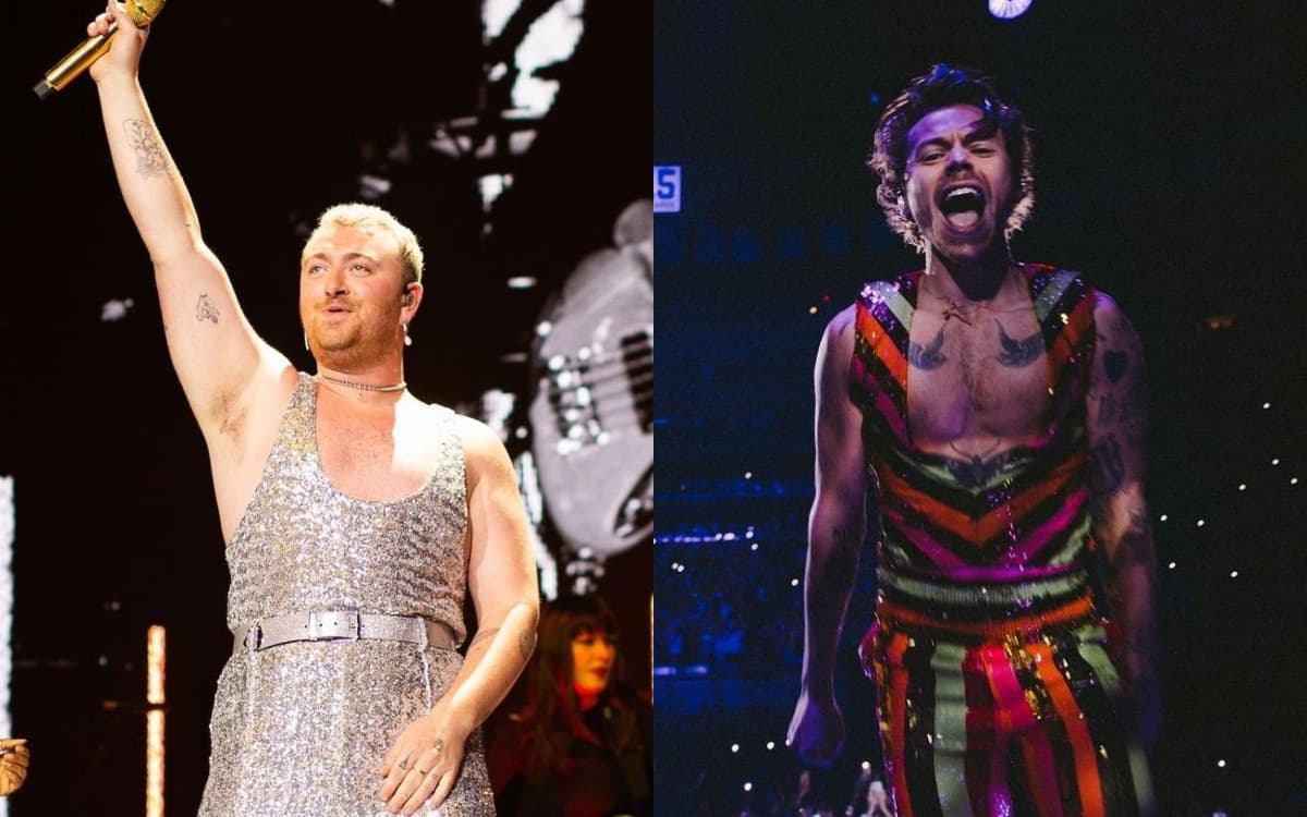 Sam Smith y Harry Styles han sido comparados por vestir jumpsuits