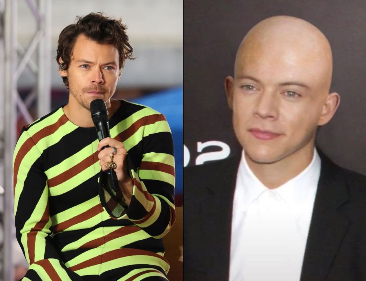 Fans asegura que tienen pruebas de que Harry Styles es calvo y usa una peluca.