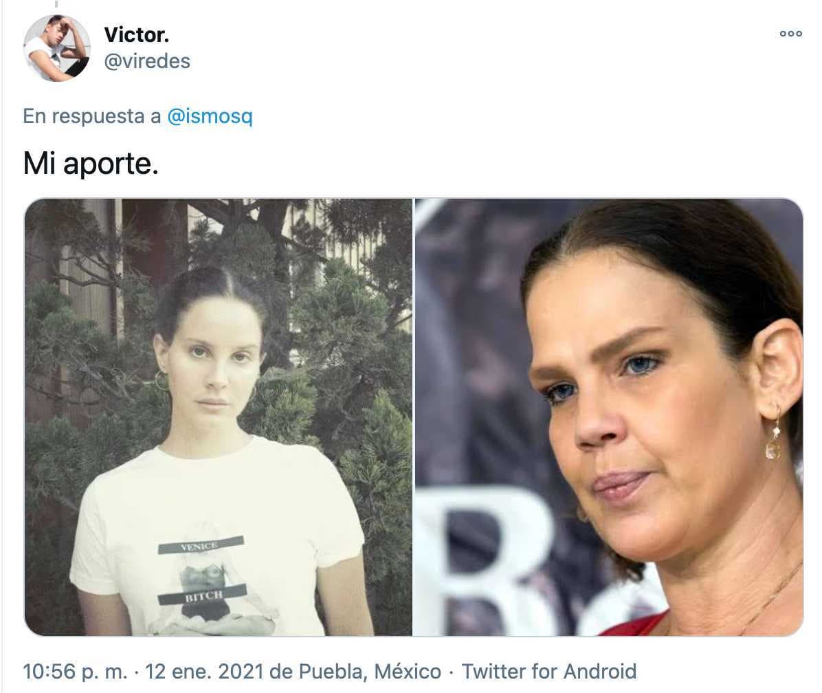 Lana del Rey le "copia" su estilo a Niurka Marcos.
