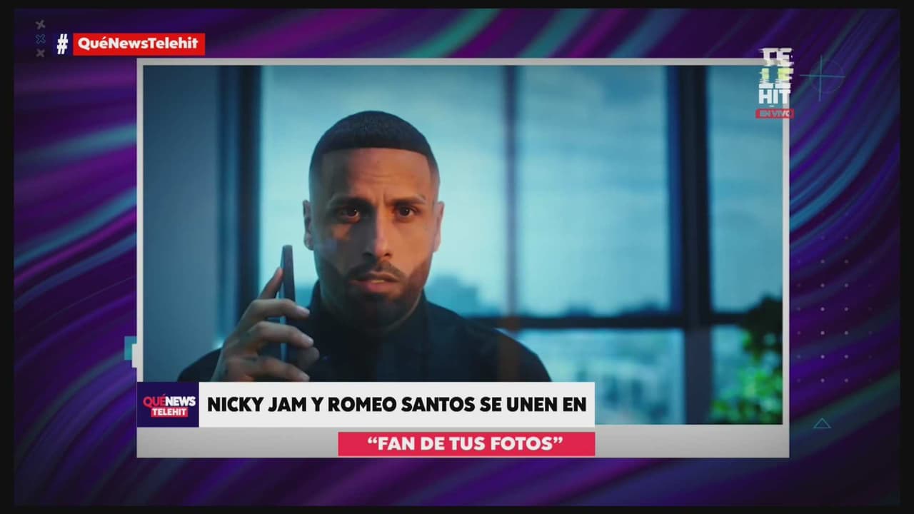 Nicky Jam y Romeo Santos estrenan 'Fan de tus fotos'